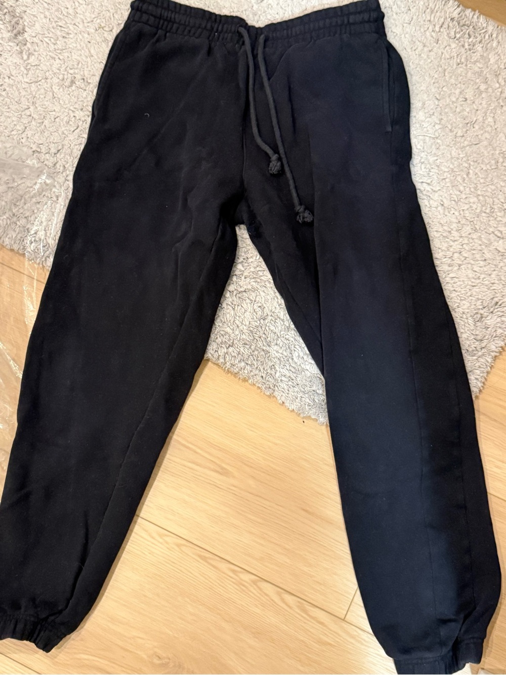 TNA Black Fleece Jogger Pants - Comfortable Everyday Sweatpants